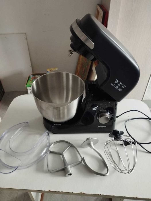 Mixer Planetar Delimano Astoria Black 300W - Bol Inox - În stare perfectă