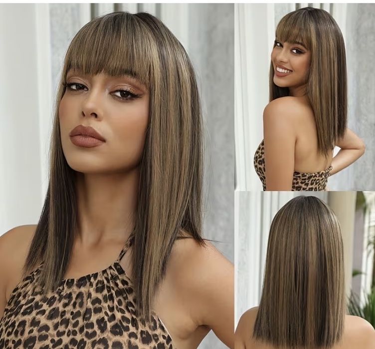 Перука  от изкуствен косъм