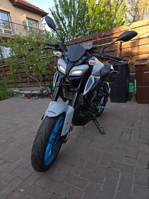 Motocicleta A1 16 ani Yamaha MT 125 2025 Ice Storm Hyper Naked (similar cu ktm duke honda cb125r, cf moto nk)