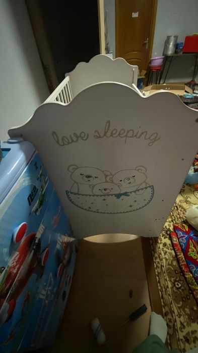 Манеж детский белый