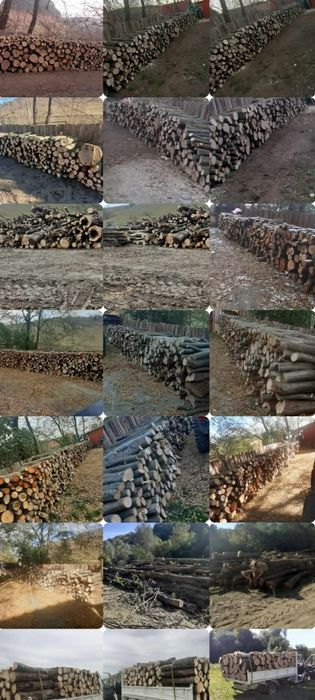 Lemne de foc la 350 lei metru esență tare cu transport gratuit