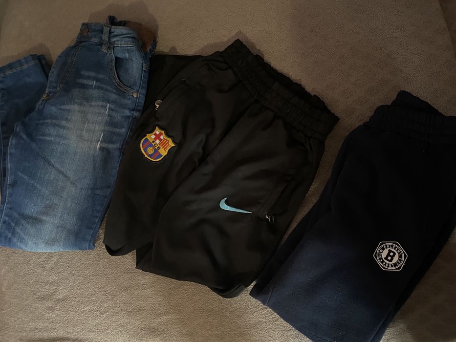 Детски Дънки спортни долници 8-9г