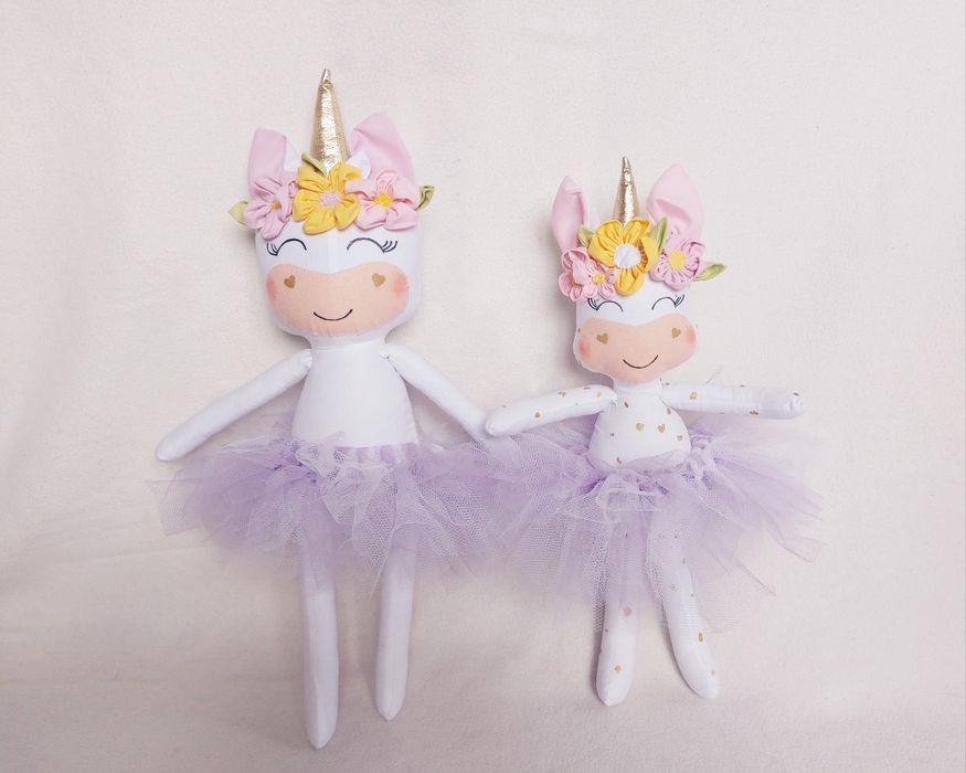 Кукла Еднорог ръчна изработка