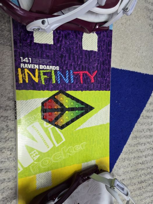 Placa snowboard Raven 141 cm  + legaturi Head NX FAY II S/M