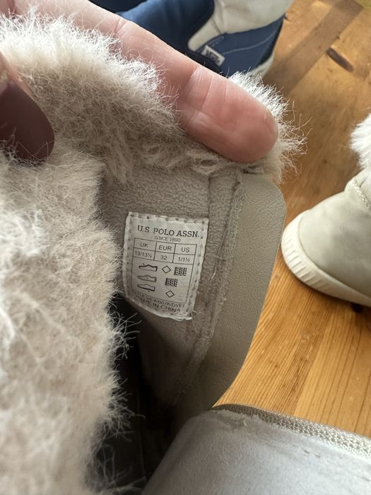 32 p-p Ботушки от естествен велур US POLO