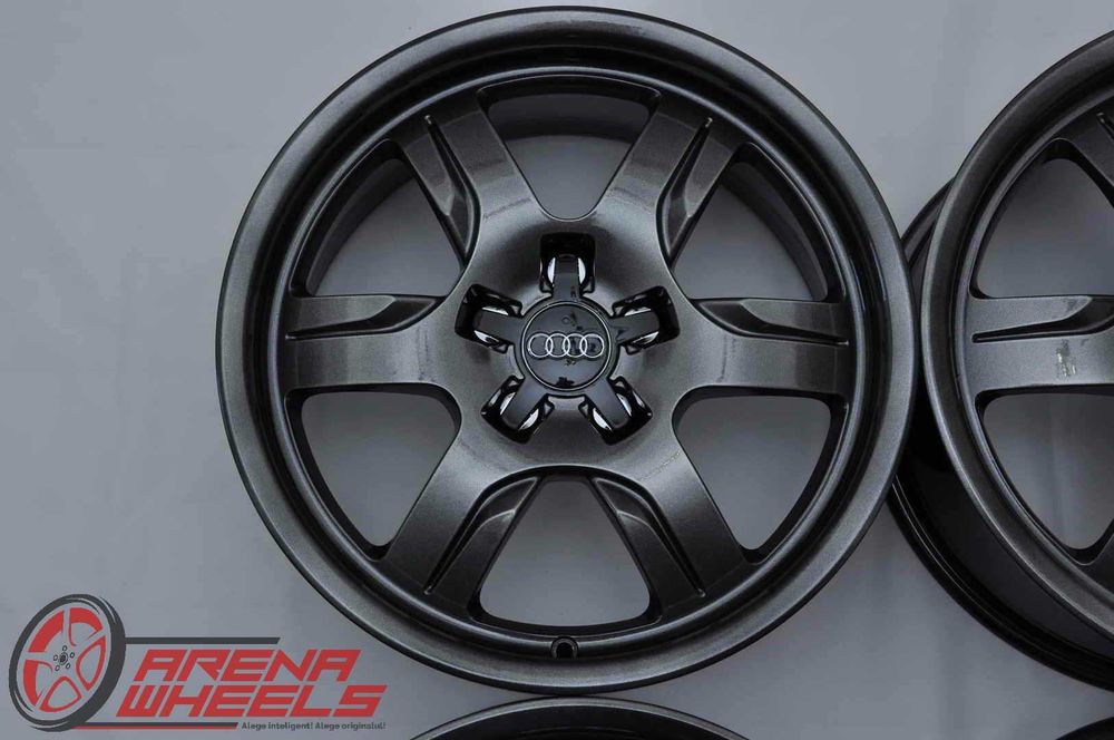 Jante 17 inch Originale Audi A5 S5 R17 ET28 Gun Metal gri antracit