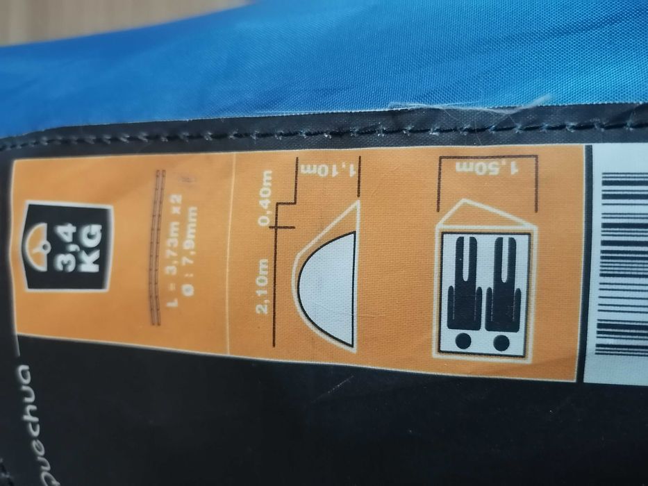 cort T2 quechua , 2 pers., nou