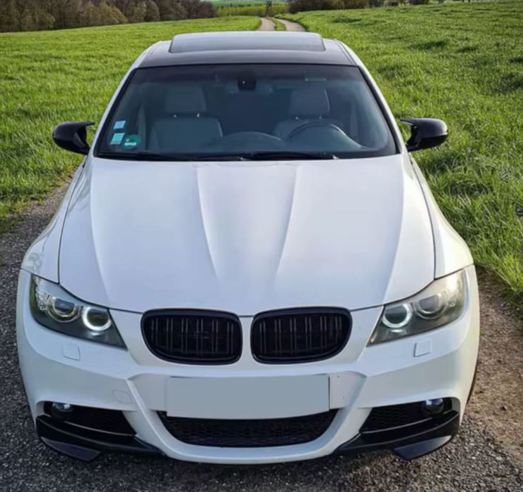 Сплитери за М-тех броня BMW E90/E91 – Черен гланц – Фейслифт - БМВ