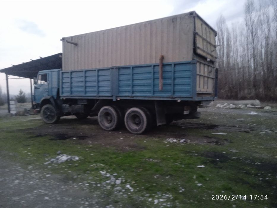Бортовой КамАЗ 10т ли рама бутун