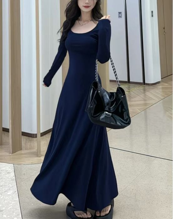 Платье черный,размер м,длинный