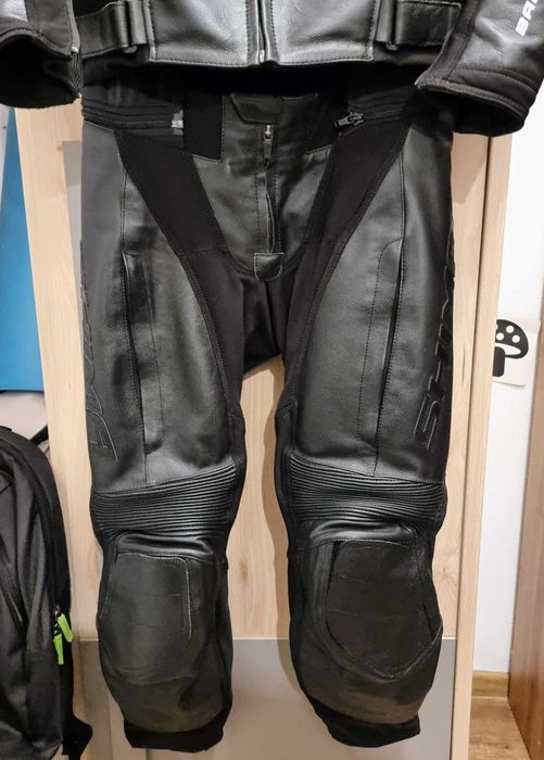Pantaloni moto din piele SHIMA Bandit 2.0, marime 50, negri