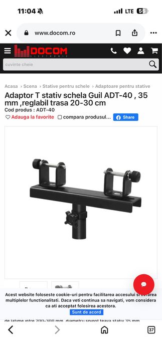 Vand 2 stativi Duratruss telescopici schela de lumini