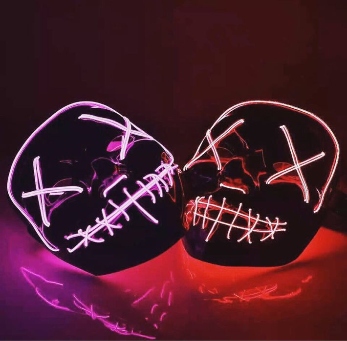 Неоновая маска Neon maska
