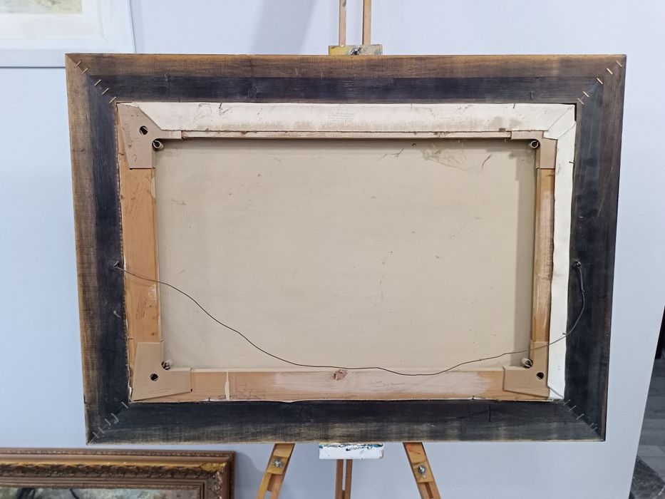 Пейзаж маслени бои върху платно