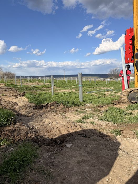 Executăm lucrări in Parcurile Fotovoltaice, Batut Profile , Pichetat si Trasat , Batipal