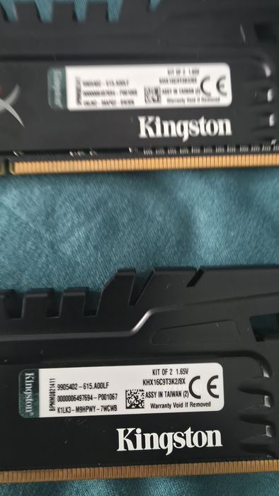 Kingston memorie  ram 8 GB kit dual Hiper x