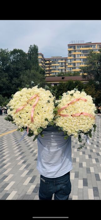 359 роза белая свежая
