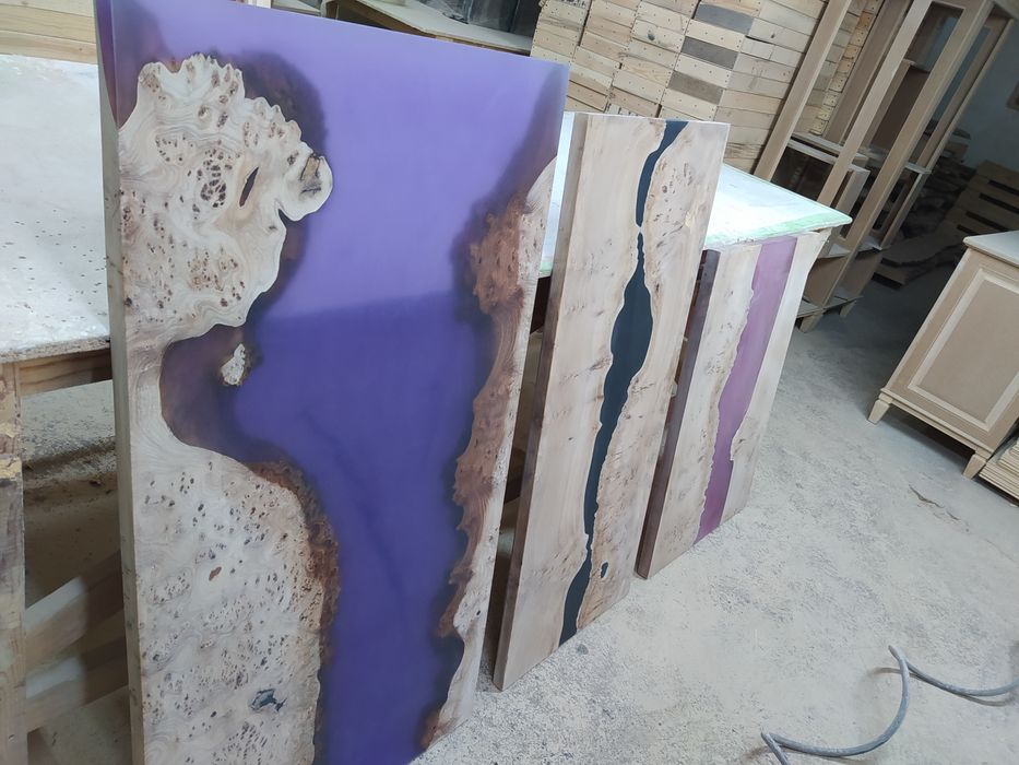 Столы слэбы, стол река