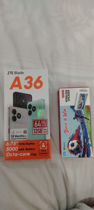Продам новый телефон ZTE Blade A36