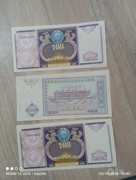 Original pul. Yahshi saqlangan yangi boʻlib turibdi. 3ta bor