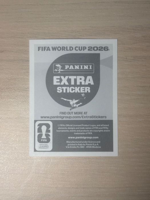 Extra Sticker Panini 2026 – Jérémy Doku
