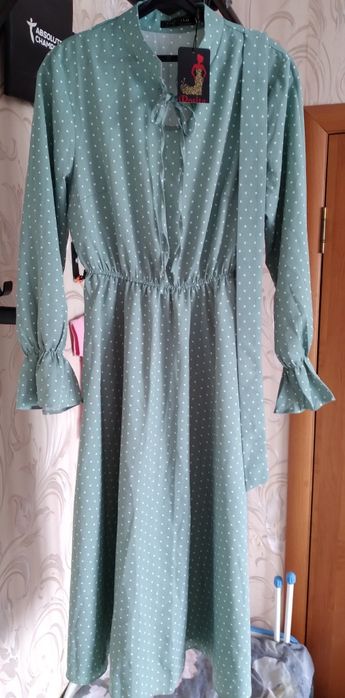 Платье- холодок трехярусное