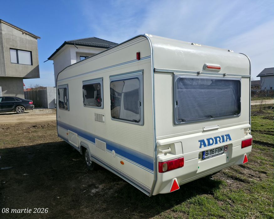 Vand Rulotă Adria 462 PU (2002) 100% OFFGRID înmatriculată Ro itp 2026