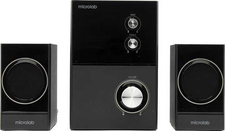 Сабвуфер с колонками Microlab M-223 (2.1), идеальное состояние