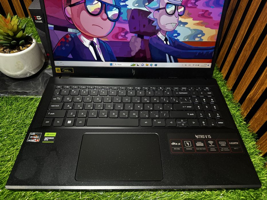 Игровой Ноутбук Acer Nitro V15 AMD Ryzen5-7535HS/16GB/SSD512GB/RTX3050