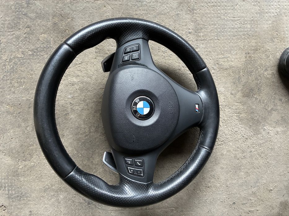 Volan m pachet cu padele bmw seria 1 3 e81 e82 e87 e88 e90 e91 e92