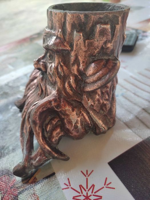 Винтажная Карандашница,пепельница Лесной пень