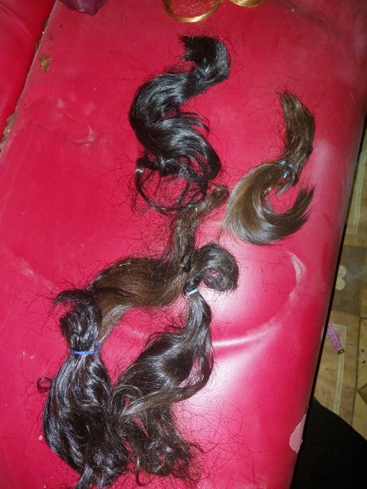 Волосы натуральрые и парик на типсах