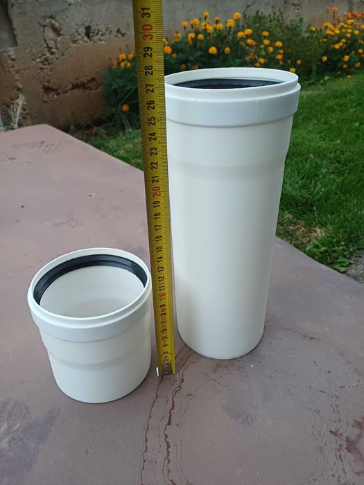 Фитинги ф 100 от коаксиален комин 100/150