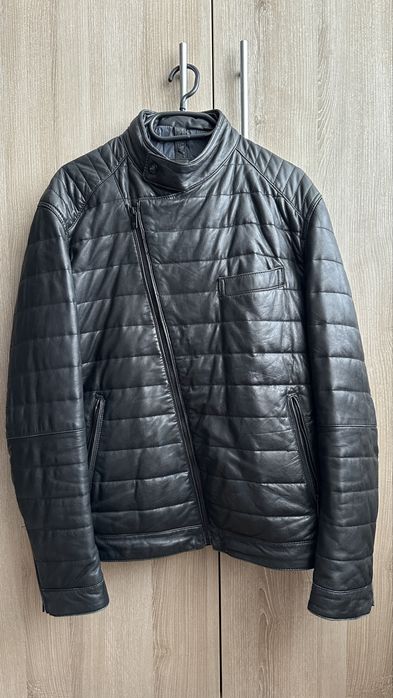 Geaca piele naturala Massimo Dutti