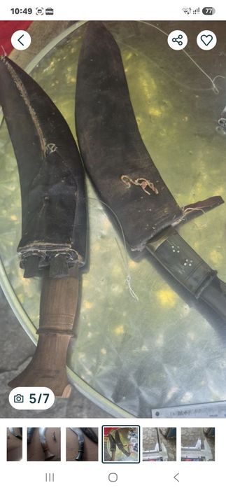 Vand obiecte de colecție kukri