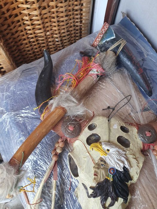 Декорация за стена,лък дърво,стрели