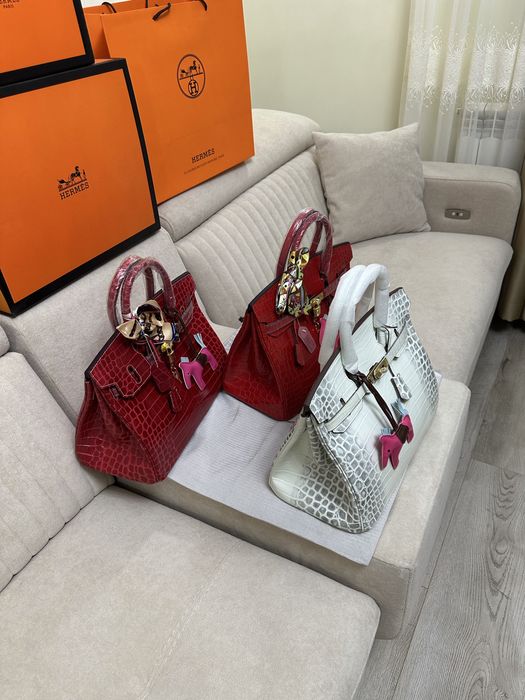 Geanta Hermes Birkin 35cm/Piele naturala/Piele croco