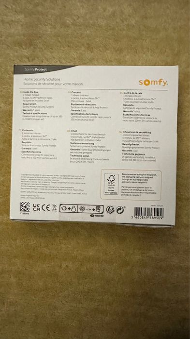 Tastatura Wireless alarma Somfy noua