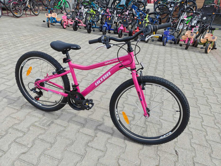 CROSS Велосипед 24" Ultra GRAVITA ново розово