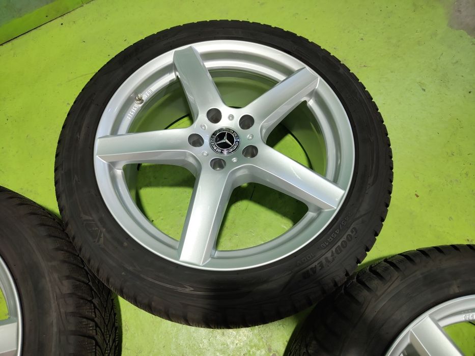 18 5x112 Mercedes E Class W213 зимен комплект джанти с гуми 5х112 Мерцедес 245/45/18 Goodyear