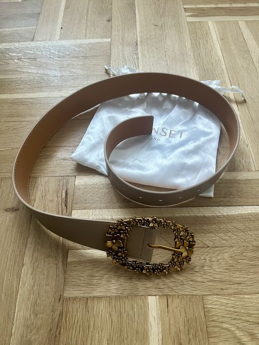 Колан с тока Twinset бежов