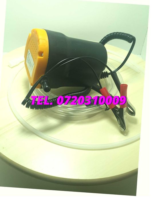 Pompita Electrica De Transfer Extractor Schimb Ulei Masina 12V 60W Pentru Transfer Orice Lichid Tehnice Alimentare 12V Auto