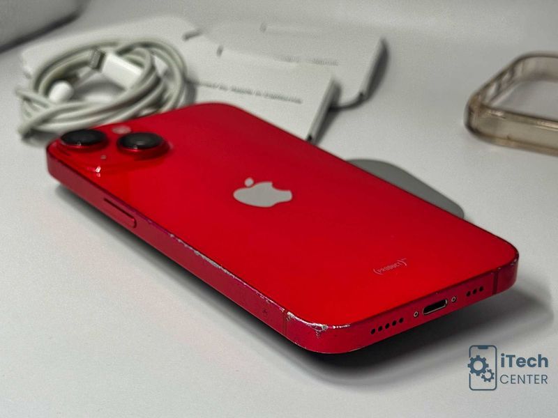 iPhone 14, 256GB, RED, 100% батерия, 1г. пълна ГАРАНЦИЯ!