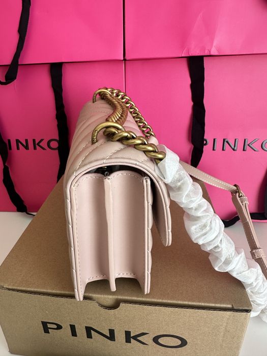 Дамска чанта PINKO Love One Mini DC в розов цвят