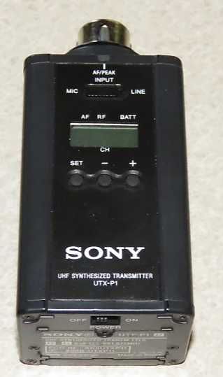 SonyTransmițător wireless UHF microfoane XLR 3 pini-LINIE 638-661MHz
=