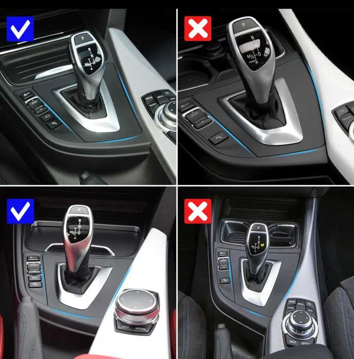 Интериорна пластмаса около скоростния лост БМВ BMW F30 F34 F35 F32 F36