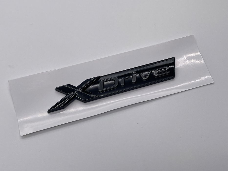 Emblema Compatibila BMW X-drive negru