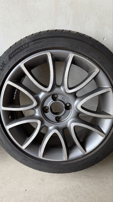 Оригинални джанти от Lancia Delta 3 с гуми Hankook