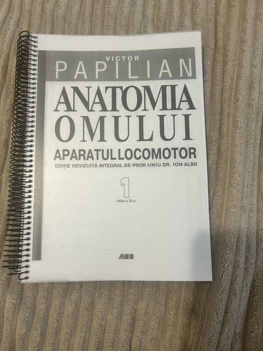 Anatomia Omului Victor Papilian Volumul 1 si 2