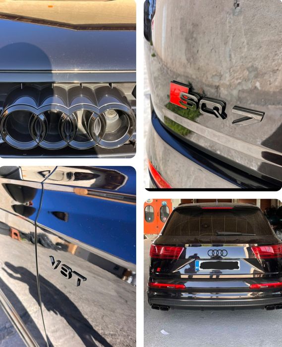 Емблема Audi S3 S5 S7 S8 SQ3 SQ5 SQ7 SQ8 Емблеми V8T V10 W12 Ауди A8L